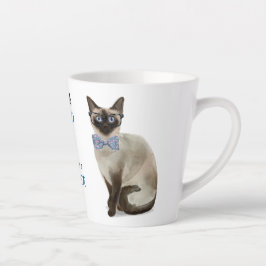 Hartelijk werk voor mijn Siamese kat Latte Mok