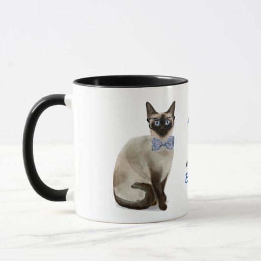 Hartelijk werk voor mijn Siamese kat Mok (Links)