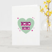 Hartelijk Xoxo Grafische Kaart (Gele Bloem)