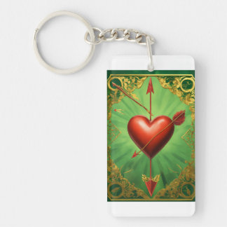 Hartelijke aandenken: Heart Design Sleutelhanger