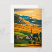 Hartelijke Bedankt Het geschenk van dankbaarheid (Voorkant / Achterkant)