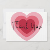 Hartelijke Bedankt: Liefde in Overvloed Bedankkaart (Voorkant)