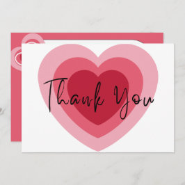 Hartelijke Bedankt: Liefde in Overvloed Bedankkaart