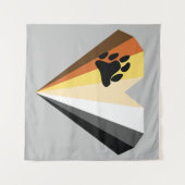 Hartelijke Beer Trots Tapijt Wandkleed (Voorkant (horizontaal))