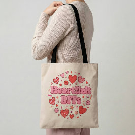 Hartelijke BFF's Vriendschaps Tote Tas Beste Vrien