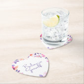 "Hartelijke bloei: Bloemen: Bloemen Hart Vorm Desi Kartonnen Onderzetters (Insitu)