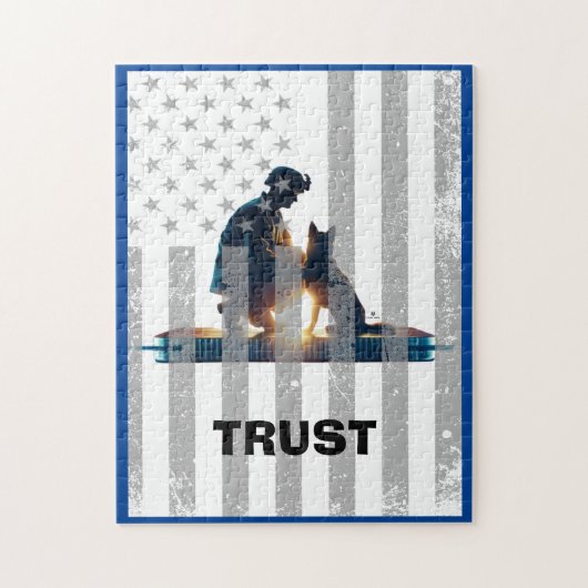 Hartelijke connectie: Heroes & Dogs Legpuzzel (Verticaal)