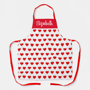Hartelijke creaties: aangepast all-over print Scho Schort