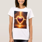 Hartelijke creaties in het kort t-shirt (Voorkant)