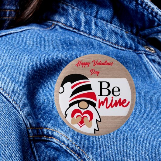 Hartelijke genegenheid: Happy Valentijnsdag Button