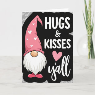 Hartelijke Gnome Knuffels Kusjes Kaart