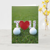 Hartelijke Golfbaankaart Kaart (Gele Bloem)