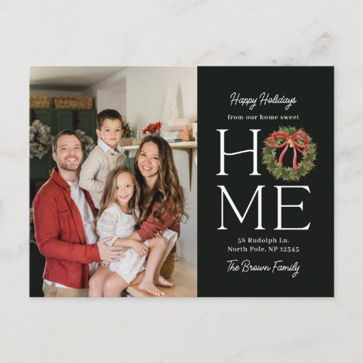 Hartelijke groet verhuis aankondiging briefkaart (Voorkant)