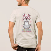 Hartelijke Harmonie Tri-Blend Shirt (Achterkant)