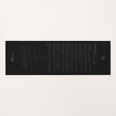 Hartelijke Harmony Anahata Hart Chakra Yogamat (Achterkant (horizontaal))