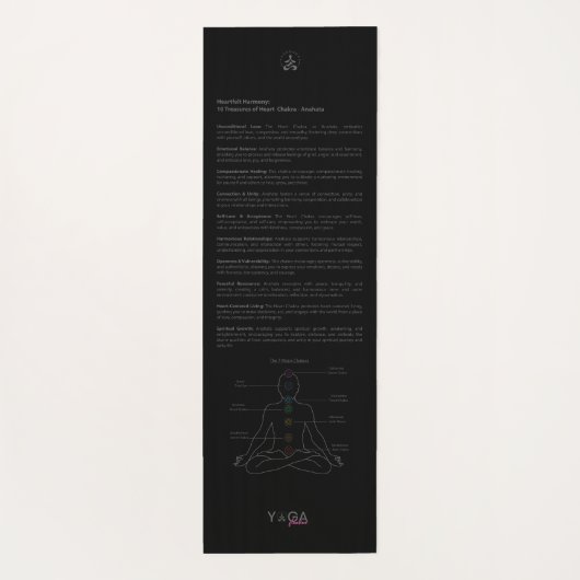 Hartelijke Harmony Anahata Hart Chakra Yogamat (Achterkant)