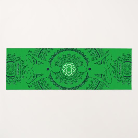 Hartelijke Harmony Anahata Hart Chakra Yogamat (Voorkant (horizontaal))