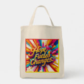 "Hartelijke inspiratie" Tote Bag (Achterkant)