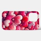 Hartelijke inspiratie voor Pink & Red Valentijns Case-Mate iPhone Case (Achterkant (horizontaal))