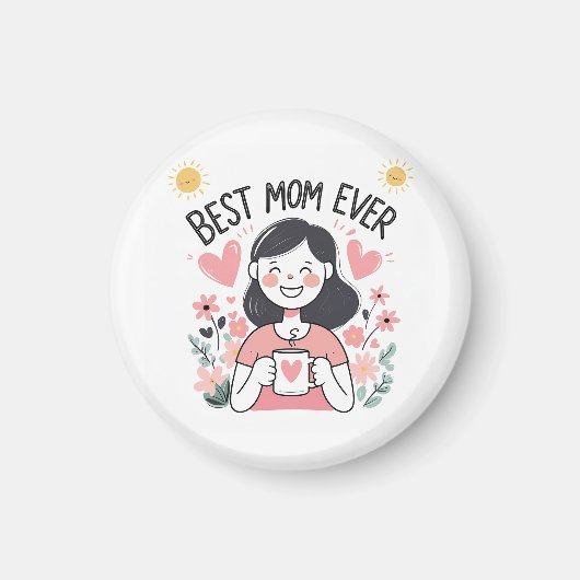 Hartelijke Moederdag Ontwerpgeschenken voor magnet (Voorkant)