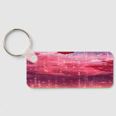 "Hartelijke momenten: Elegante Hart Sleutelhanger  (Achterkant)