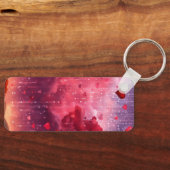 "Hartelijke momenten: Elegante Hart Sleutelhanger  (Voorkant)