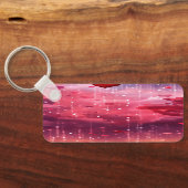 "Hartelijke momenten: Elegante Hart Sleutelhanger  (Achterkant)