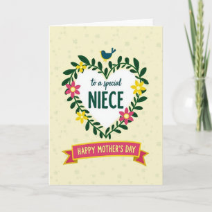 Hartelijke Nichten Dag Ontwerpkaart Kaart
