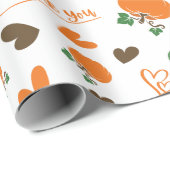 Hartelijke Oogst Dank u Wrap Roll Pompoenen Cadeaupapier (Rol Hoek)