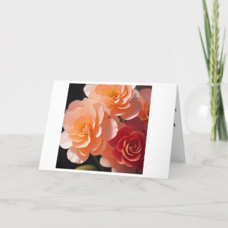 "Hartelijke opmerkingen" Bedankkaart