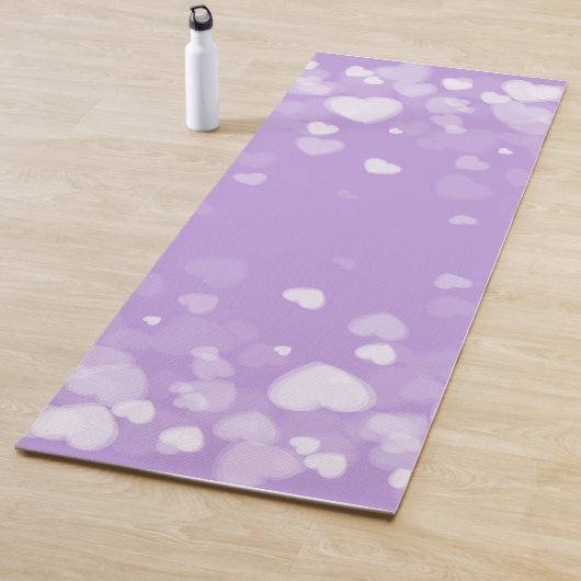 Hartelijke Paarse Rubber Yoga Mat - Perfect voor M (In situ)