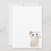 Hartelijke schets Dank je kaart (Achterkant)