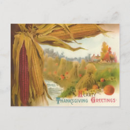 Hartelijke Thanksgiving Groeten Briefkaart