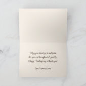 Hartelijke Thanksgiving Groeten Custom  Feestdagen Kaart (Binnen)