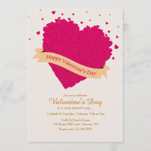 Hartelijke Valentijnsdag 2 uitnodiging