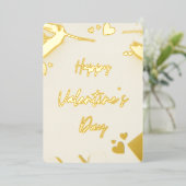 hartelijke valentijnse kaart (Staand Voorkant)