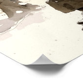 Hartelijke wensen Black Santa Reading Letters Poster (Hoek)