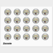 Hartelijke wensen: Happy Birthday Love Sticker (Vel)