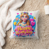 Hartelijke wensen vanaf de verjaardag kussen (Deken)