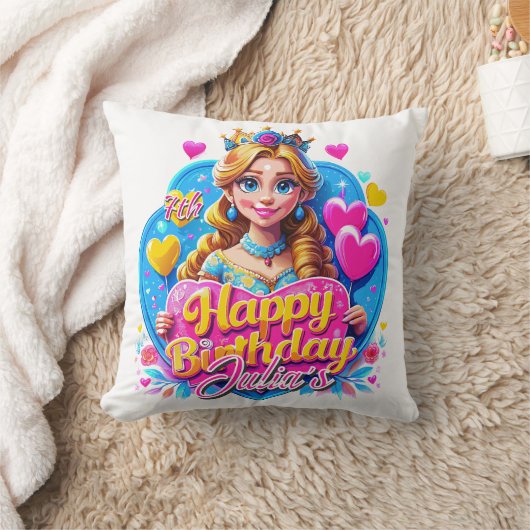 Hartelijke wensen vanaf de verjaardag kussen (Deken)