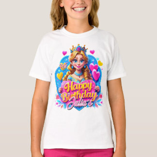 Hartelijke wensen vanaf de verjaardag t-shirt