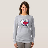 Hartelijke Westie Terrier  T-shirt (Voorkant volledig)