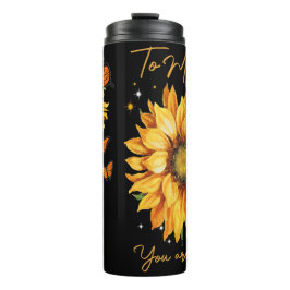 Hartelijke woorden van dankbaarheid thermosbeker