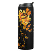 Hartelijke woorden van dankbaarheid thermosbeker (Gedraaid links)