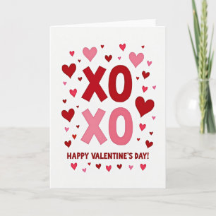 Hartelijke Xoxo Valentijnsdagkaart Kaart