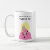 Hartelijke zorg: verpleegkundige dankbaarheid Mok (Links)