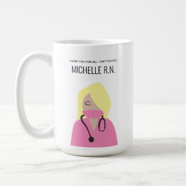 Hartelijke zorg:  verpleegkundige dankbaarheid Mok