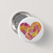 Hartelijkheid Ronde Button 3,2 Cm (Voorkant /achterkant)
