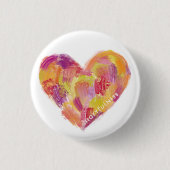 Hartelijkheid Ronde Button 3,2 Cm (Voorkant)