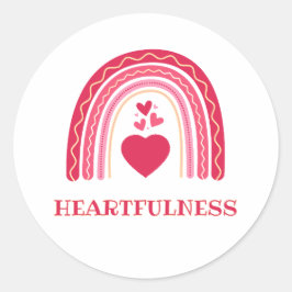 Hartelijkheid Ronde Sticker